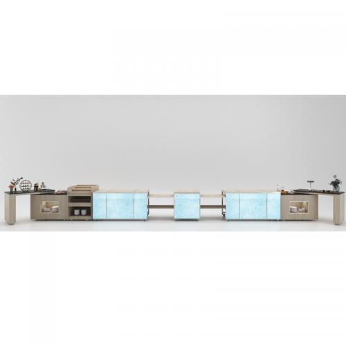 Foldable Buffet Line with Customized Design