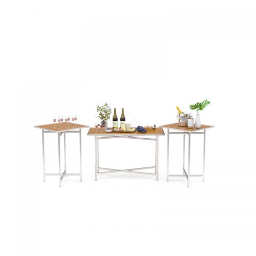 Foldable Buffet Table-Laminate Top