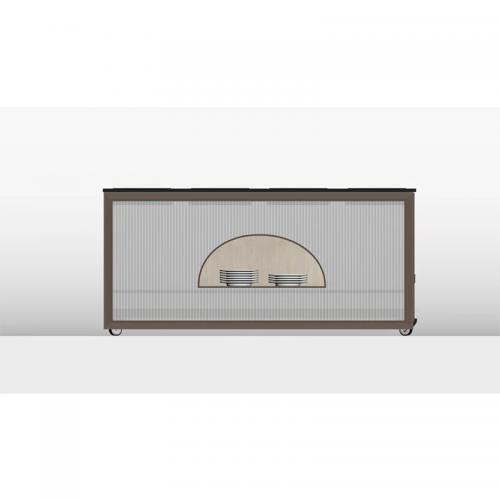 Foldable Station With Front Panles Combination