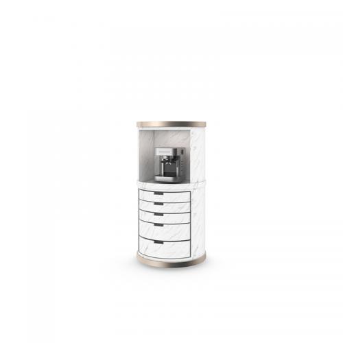Mobile Coffee Cabinet -Round