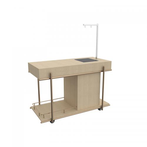 Service Trolley -Induction-coffee cart 